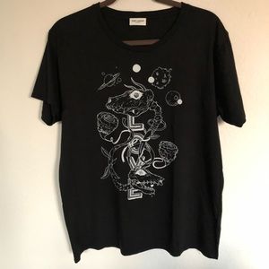 Saint Laurent T-Shirt XL Grimes Love Tee Shirt T